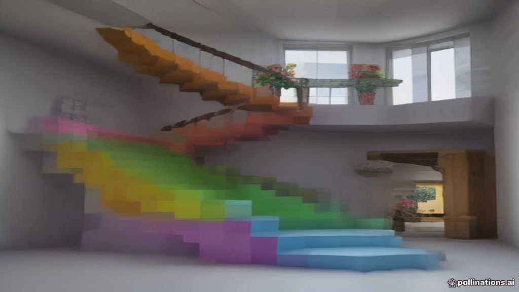 Minecraft concrete stairs and slabs in 16 colors